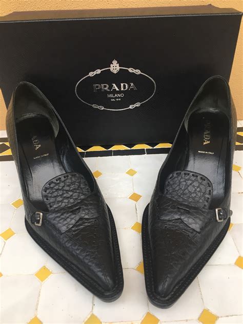 prada hels|Prada heels vintage.